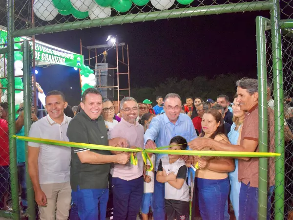 Prefeitura de Granjeiro inaugura nova areninha esportiva no Sítio Santa Vitória