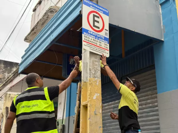Crato retoma Zona Azul com gratuidade até 4 horas diárias para condutores