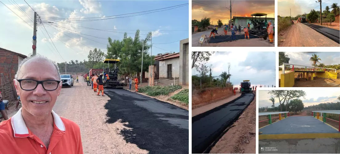 ASFALTO E PONTES: AVANÇOS DA GESTÃO DE ALUISINHO NA INFRAESTRUTURA DE ESPERANTINÓPOLIS