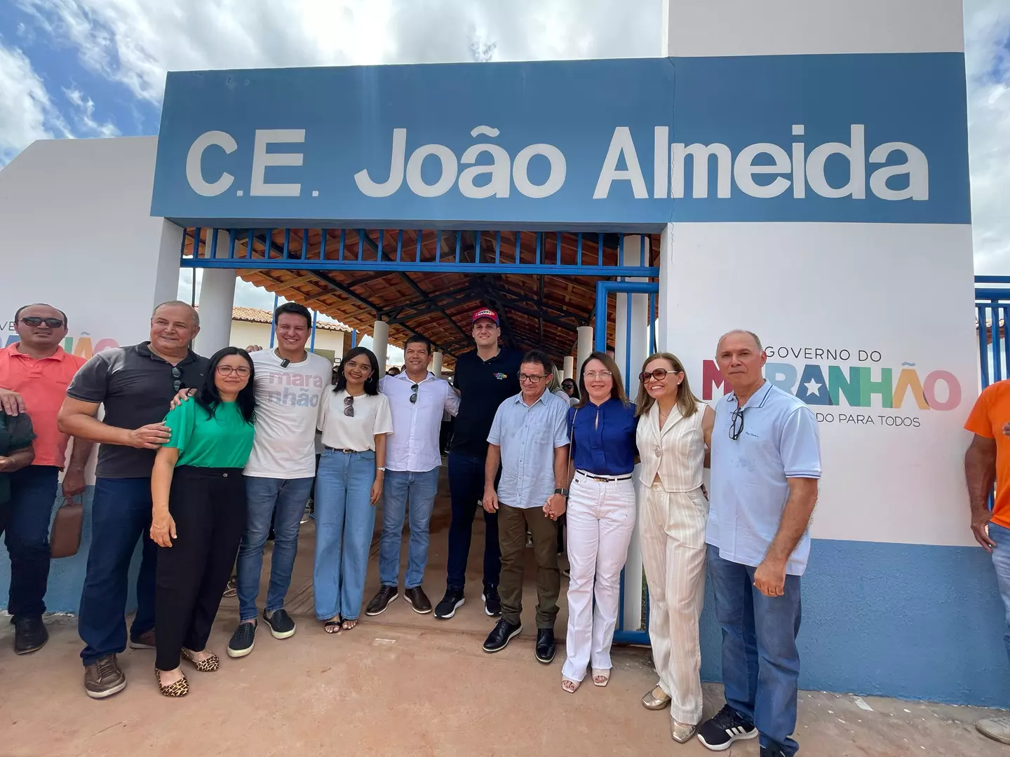 ESPERANTINÓPOLIS: FELIPE CAMARÃO, ORLEANS BRANDÃO E SIMONE CARNEIRO INAUGURAM NOVO PRÉDIO DA ESCOLA JOÃO ALMEIDA