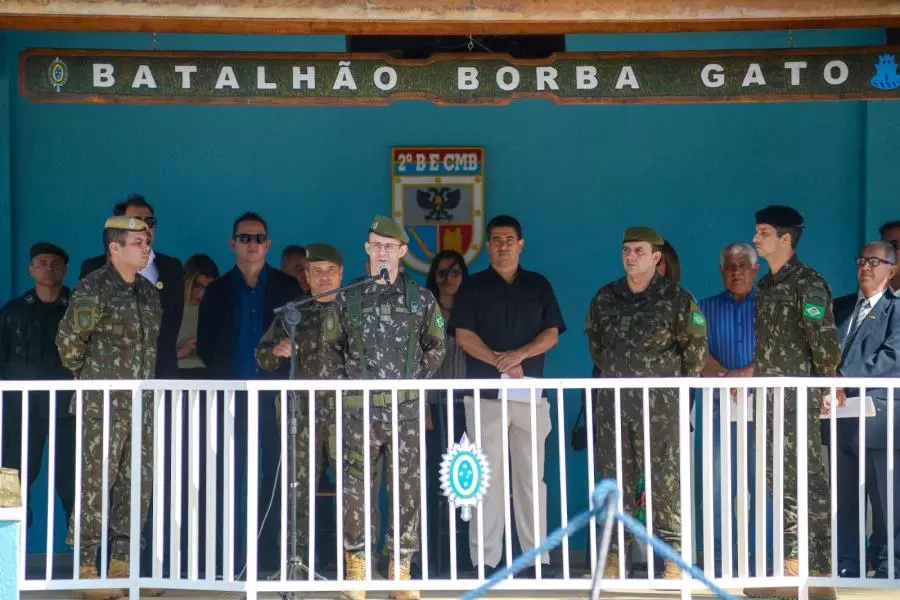 Batalhão Borba Gato celebra 79 anos com solenidade em Pindamonhangaba