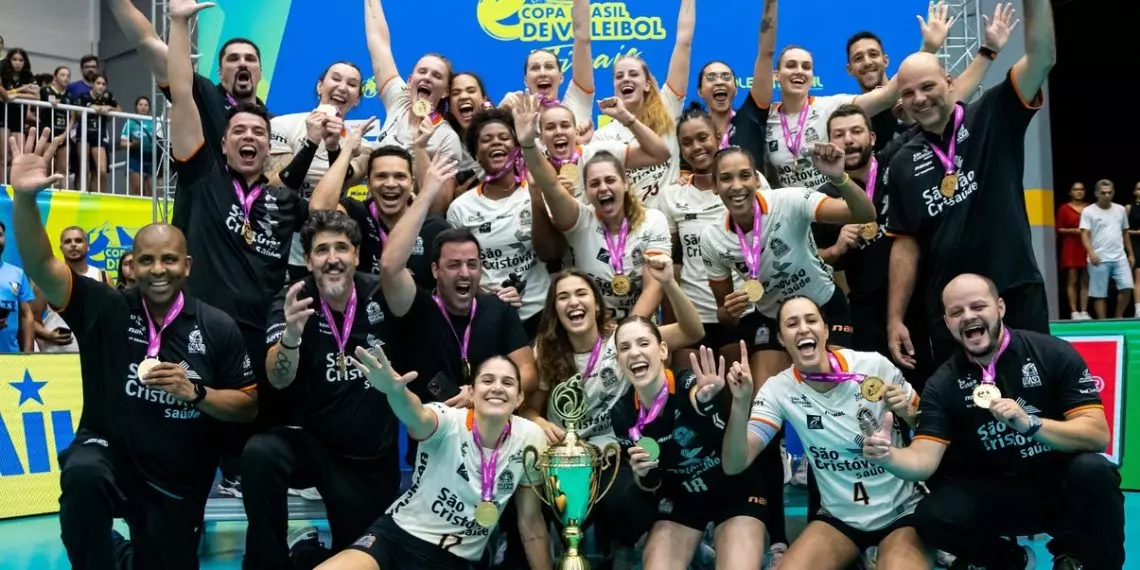 Osasco São Cristóvão Saúde vence Copa Brasil Feminina de Vôlei