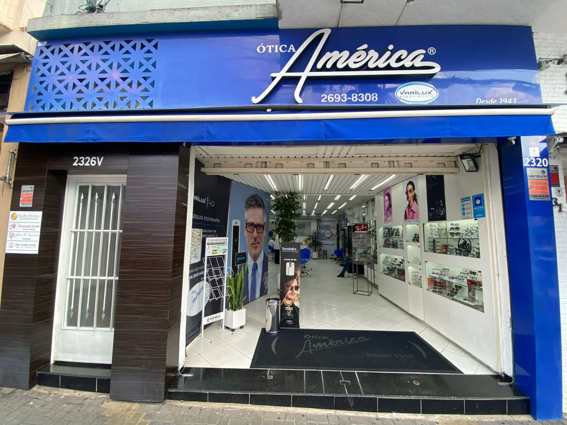 Tradicional Ótica América na Mooca