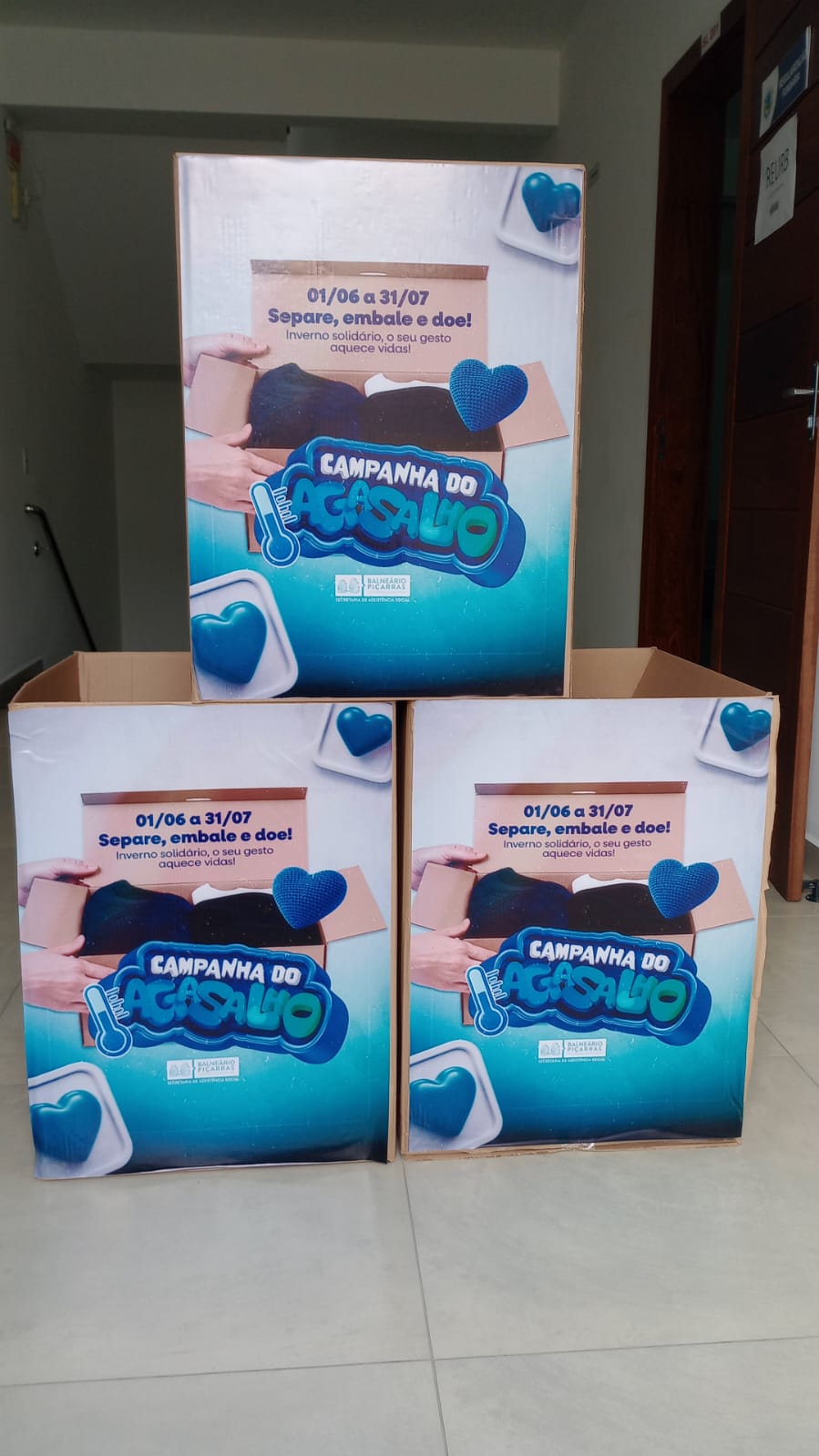 Assistência Social continua com Campanha do Agasalho 2025 “Inverno Solidário – o seu gesto aquece vidas”