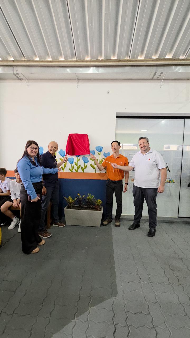 Inauguração da reforma da biblioteca 