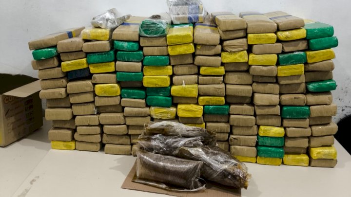 Joinville: duas mulheres são detidas com mais de 131 kg de drogas