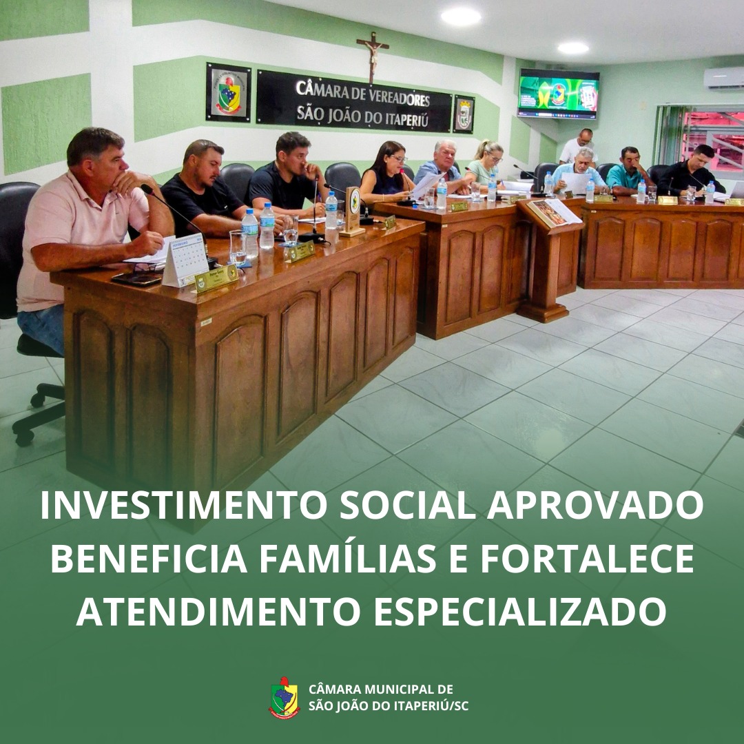 INVESTIMENTO SOCIAL APROVADO BENEFICIA FAMÍLIAS E FORTALECE ATENDIMENTO ESPECIALIZADO