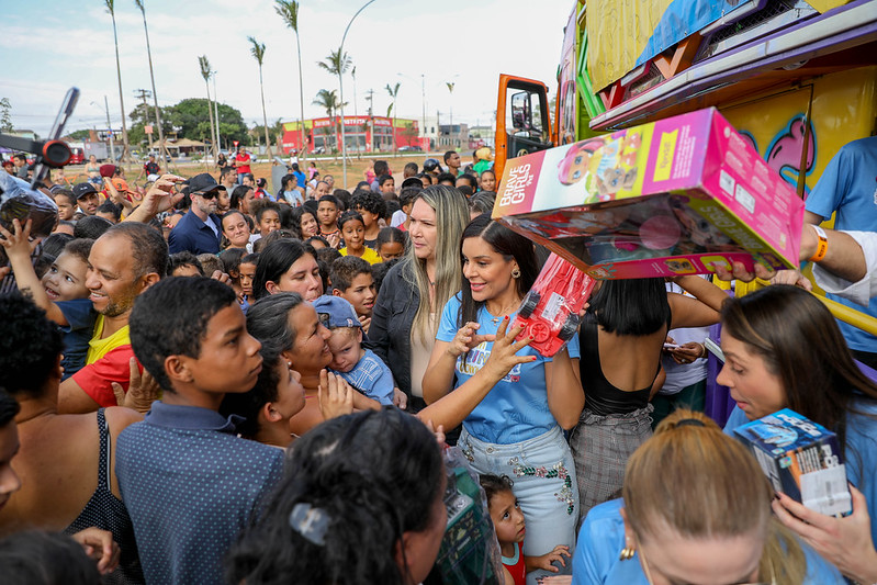 Campanha Vem Brincar Comigo promove Carreta da Solidariedade no Sol Nascente/Pôr do Sol