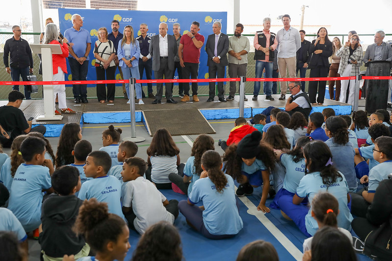 Ibaneis Rocha inaugura novo prédio da EC 59, em Ceilândia, com estrutura moderna e inclusiva
