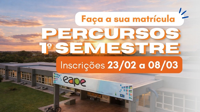 Eape abre inscrições para mais de 70 percursos formativos no 1º semestre de 2026