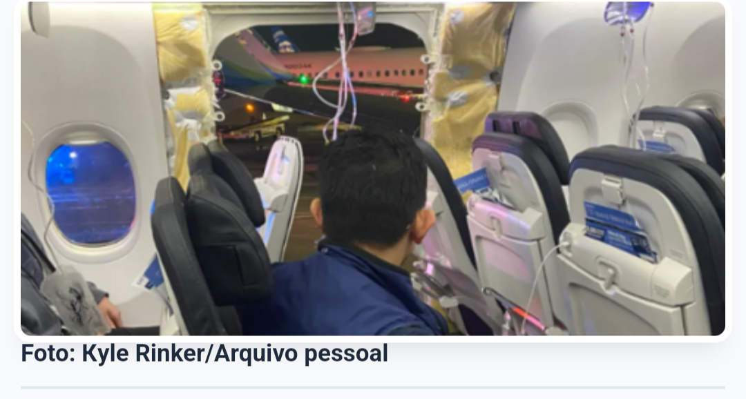 Avião faz pouso de emergência nos EUA após janela estourar na decolagem
