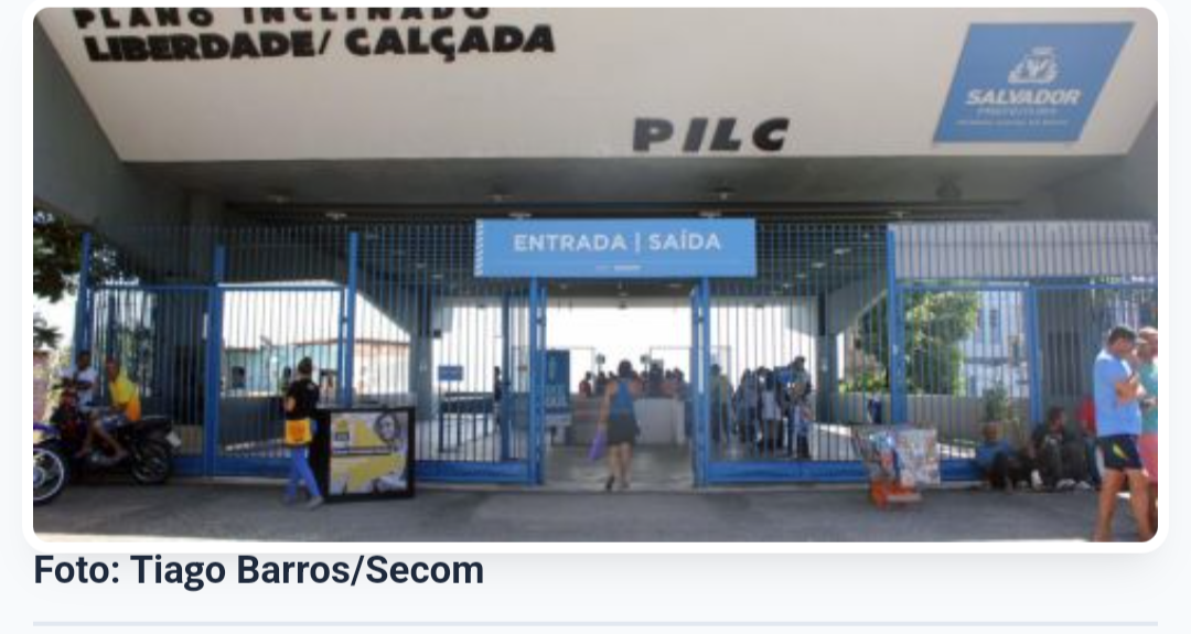 Plano Inclinado da Liberdade suspende atendimento para manutenção emergencial