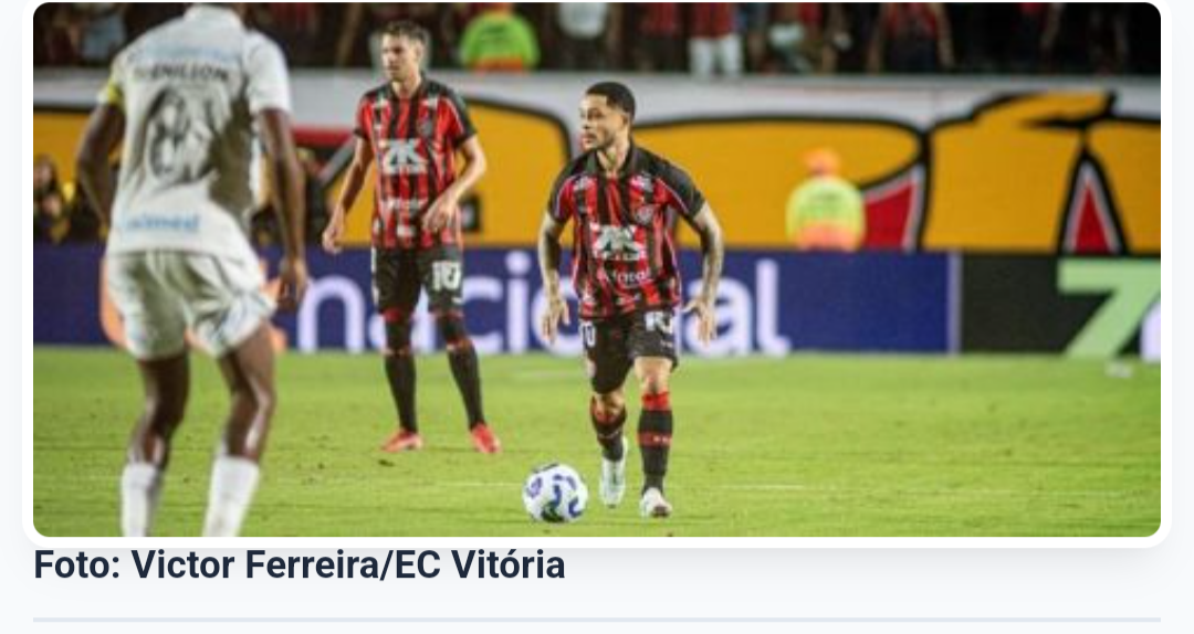 Vitória e Grêmio empatam em 1 a 1 pelo Campeonato Brasileiro