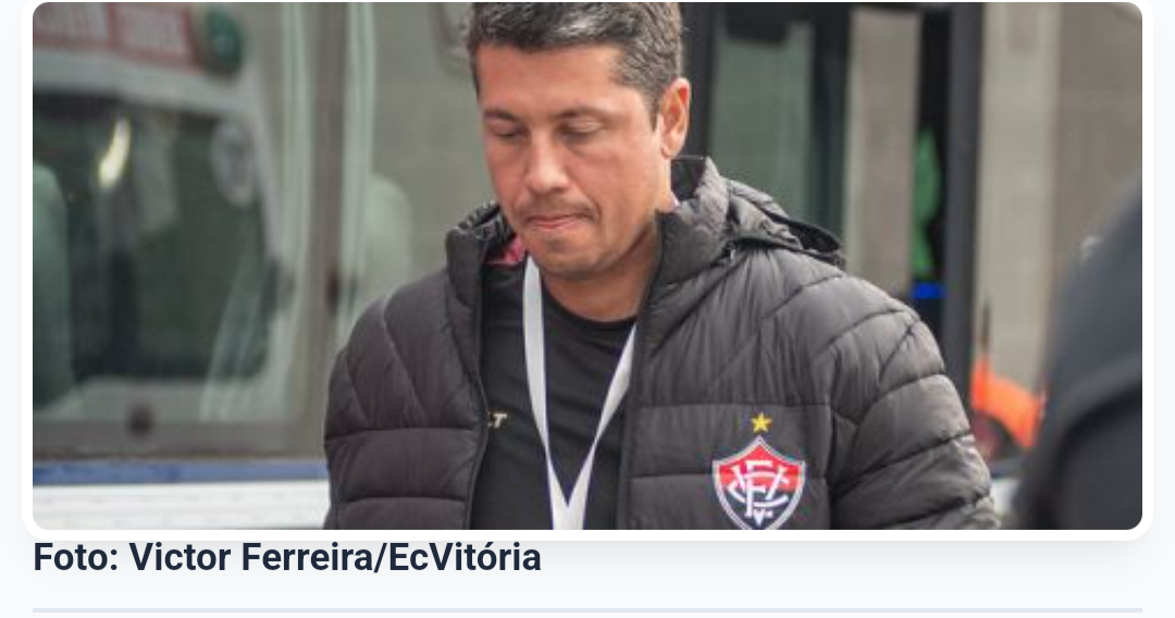 SOB PRESSÃO NO VITÓRIA, Thiago Carpini não vai pedir demissão
