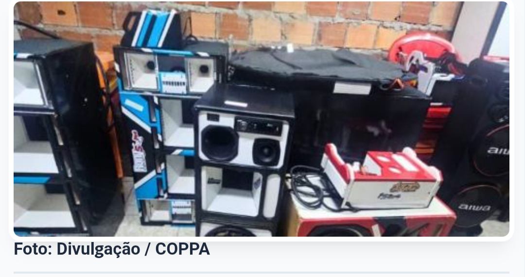 PM apreende veículo durante ação de combate à poluição sonora em Pirajá