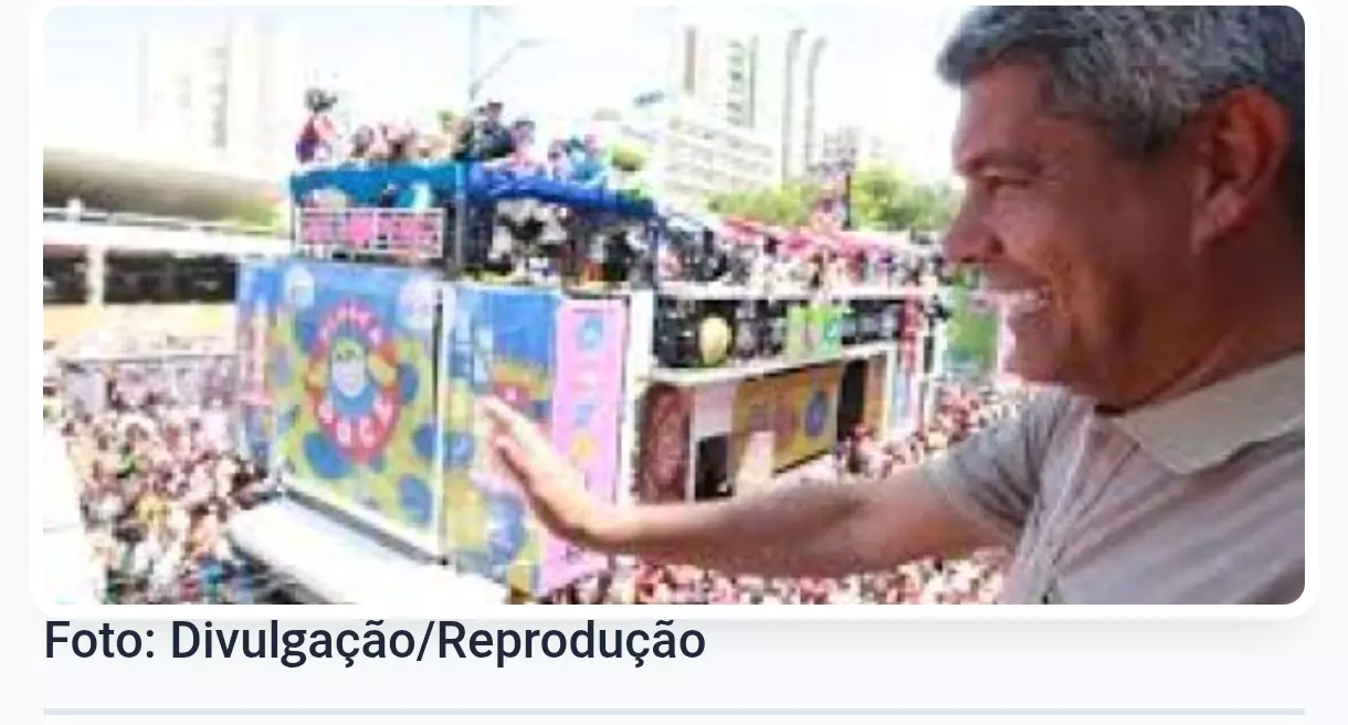 Governador Jerônimo Rodrigues destaca impacto econômico do Carnaval