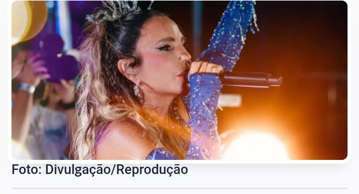 Ivete Sangalo é internada em hospital em Salvador