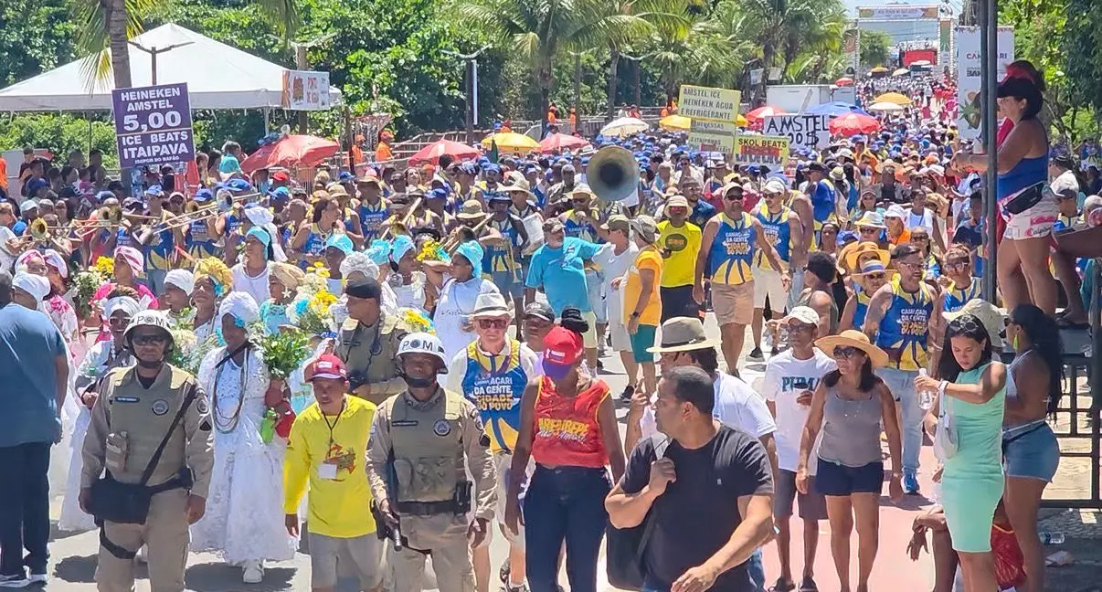 Tradição e fé : Lavagem de Arembepe encerra ciclo de festejos na costa de Camaçari